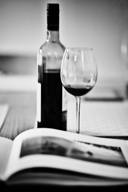 wine-and-book