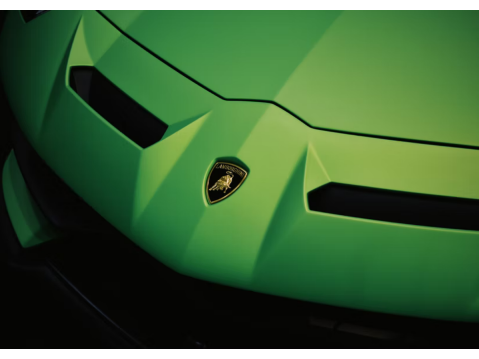 Green Lamborghini