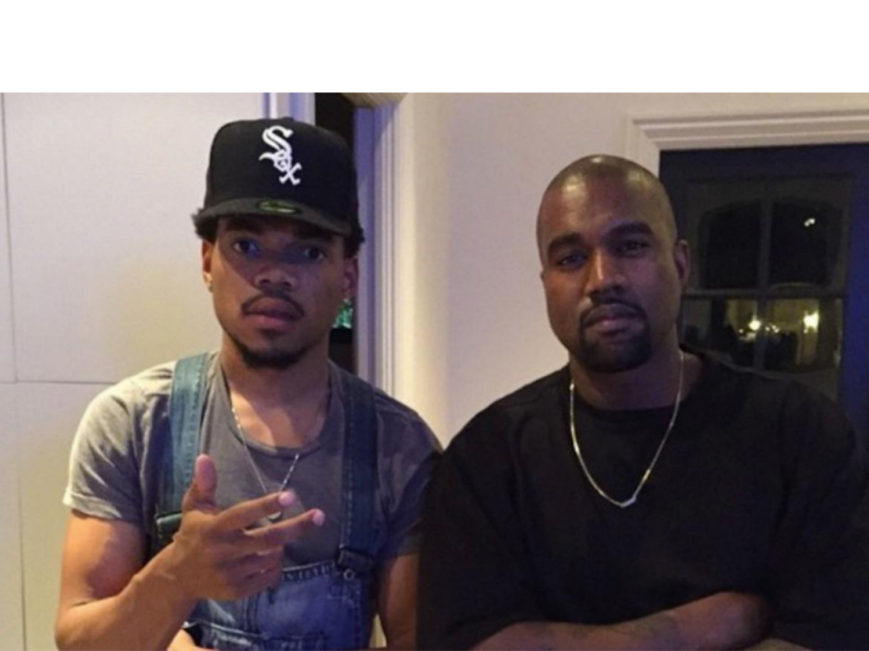 Chance The Rapper and Kanye West