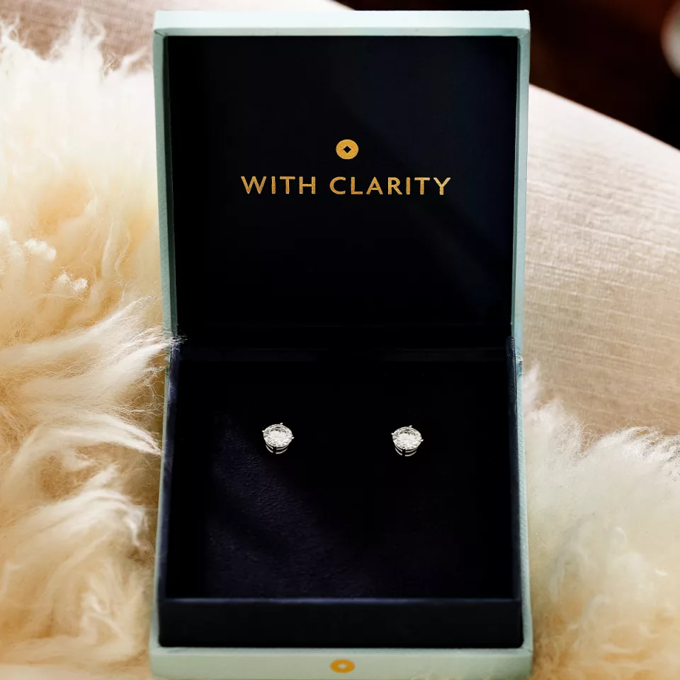 Diamond Stud Earrings – With Clarity