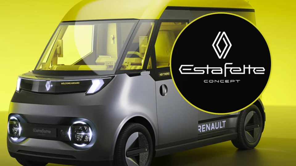 Renault Estafette Concept Futuristic Electric Delivery Van