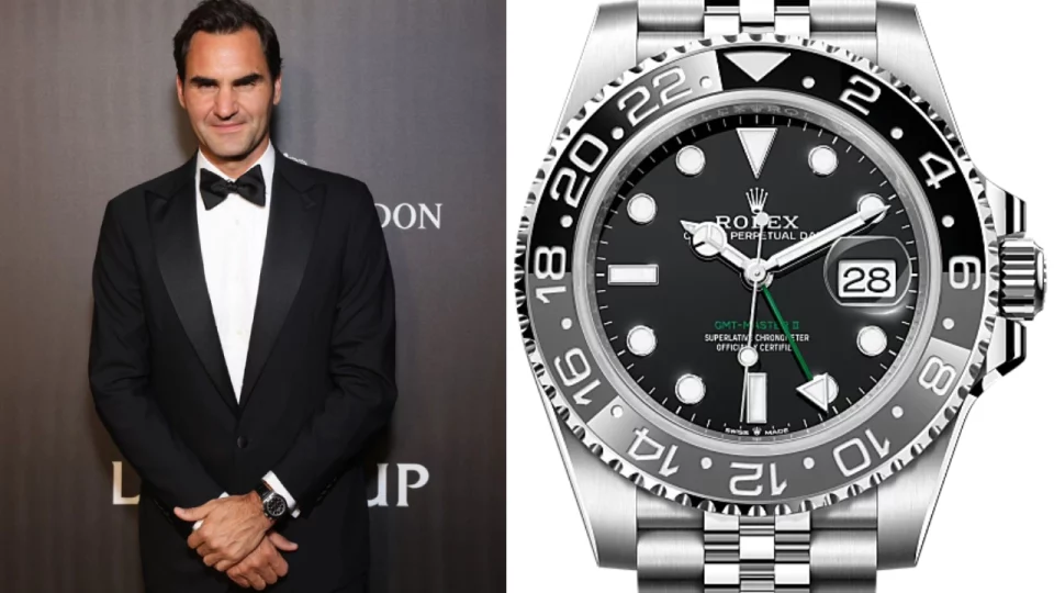 Roger Federer Elevates Luxury: The GMT-Master II Steals the Spotlight