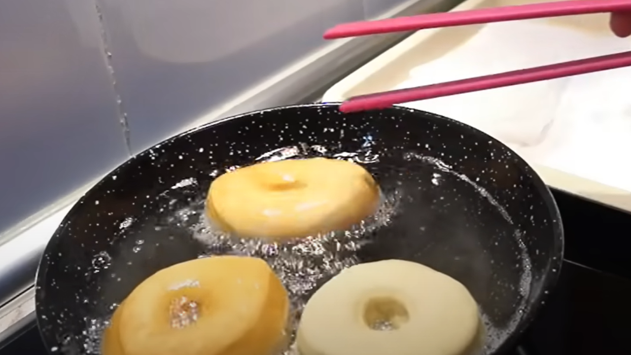 Step 3: Frying the Donuts