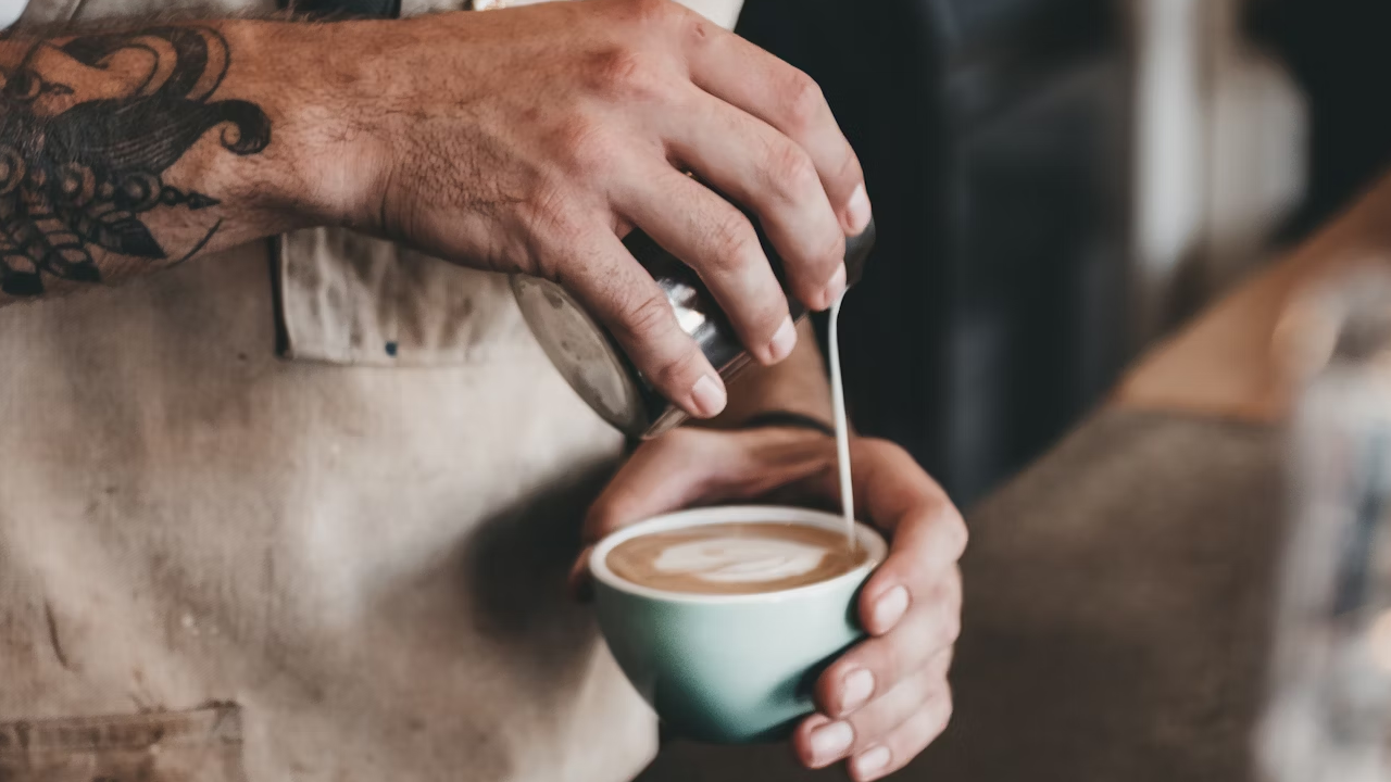 Practicing the Essential Latte Art Techniques