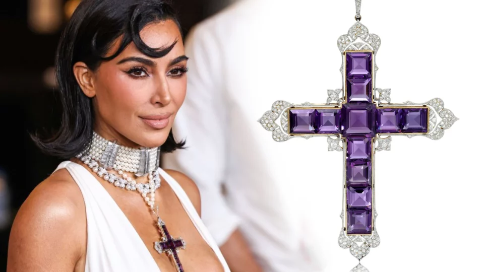 Kim Kardashian Revives Princess Diana’s Iconic Cross Necklace