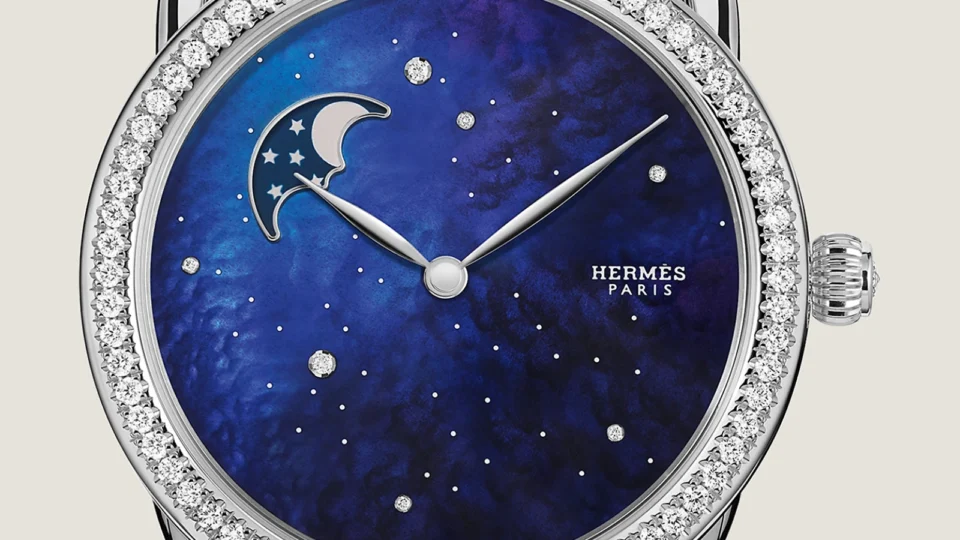 Timeless Elegance! Hermès Arceau Petite Lune Watch